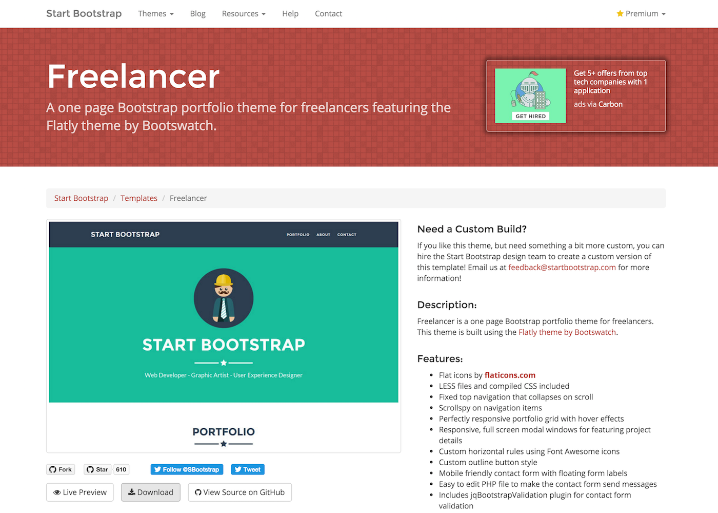 Bootstrap theme